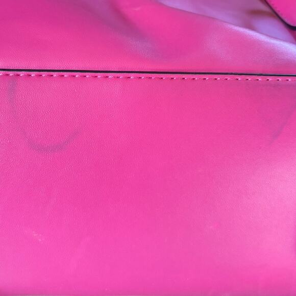 Vera Bradley Hot Pink Drawstring Backpack and Wallet Set - Picture 8 of 12